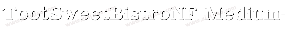 TootSweetBistroNF Medium字体转换